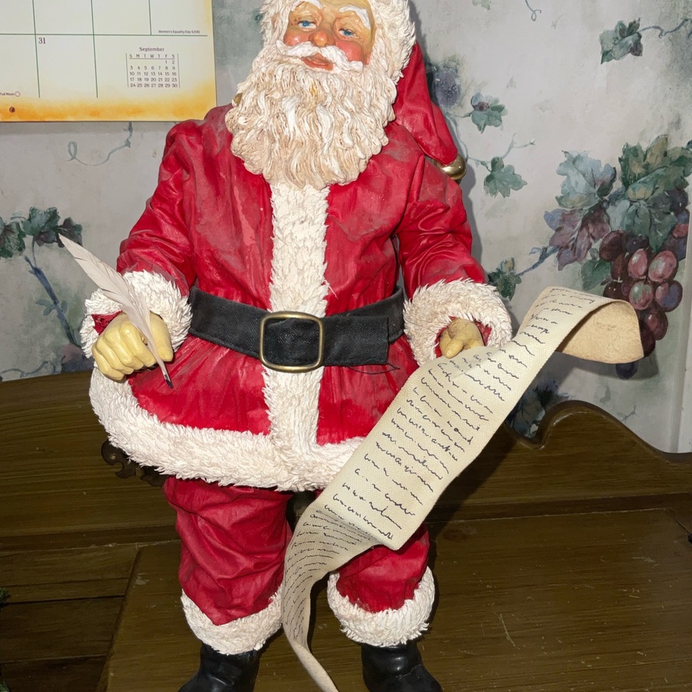Clothtique Possible Dreams Santa 🎅🏻 List 1988 RARE!